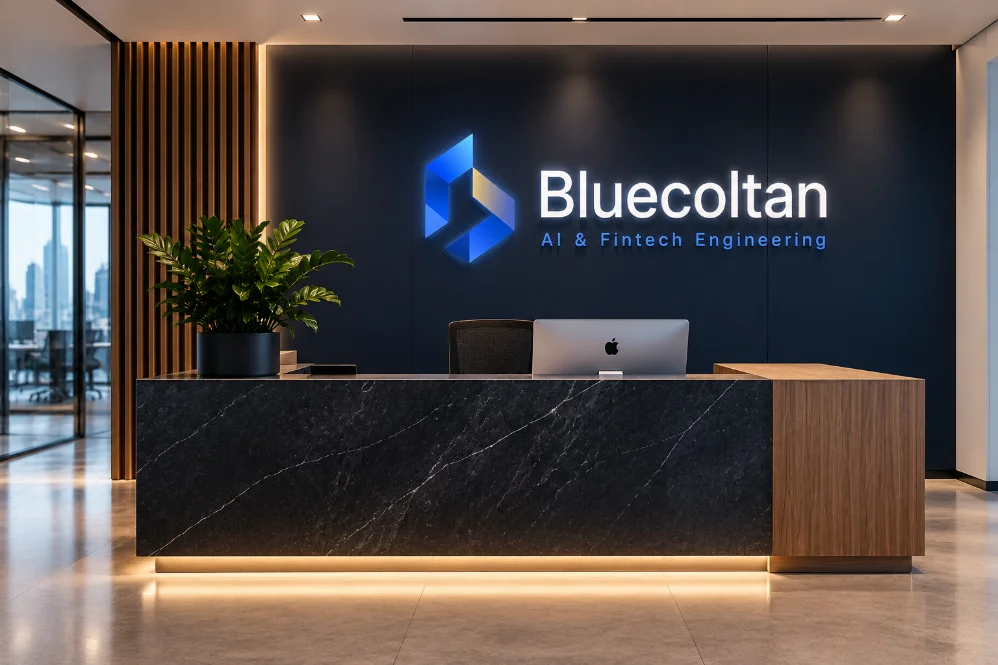 Bluecoltan office reception in Chicago